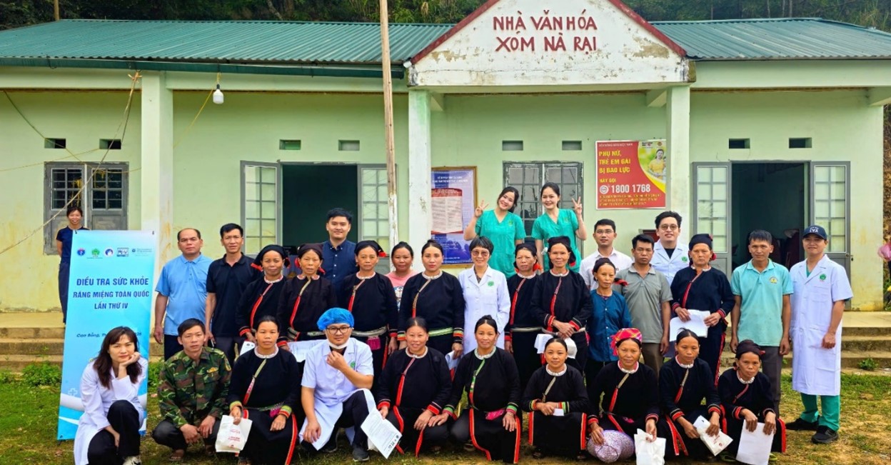 BỆNH VIỆN RĂNG HÀM MẶT TRUNG ƯƠNG HÀ NỘI TRIỂN KHAI ĐIỀU TRA SỨC KHỎE RĂNG MIỆNG TẠI CAO BẰNG